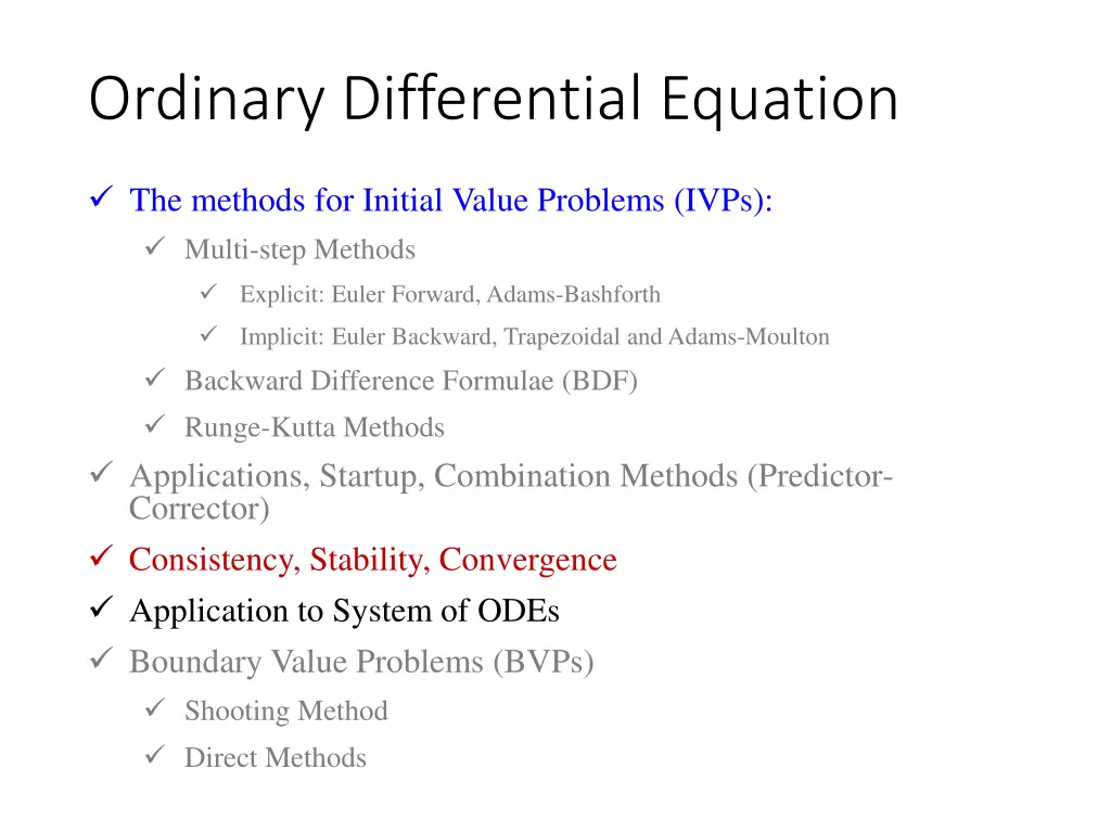 ordinary differential equation 1