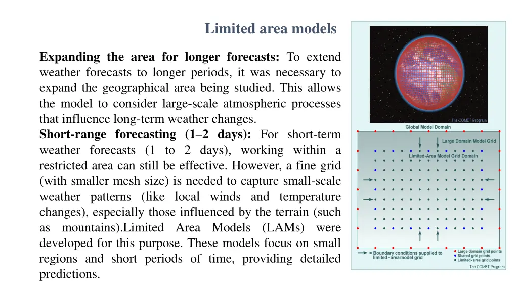 limited area models 1