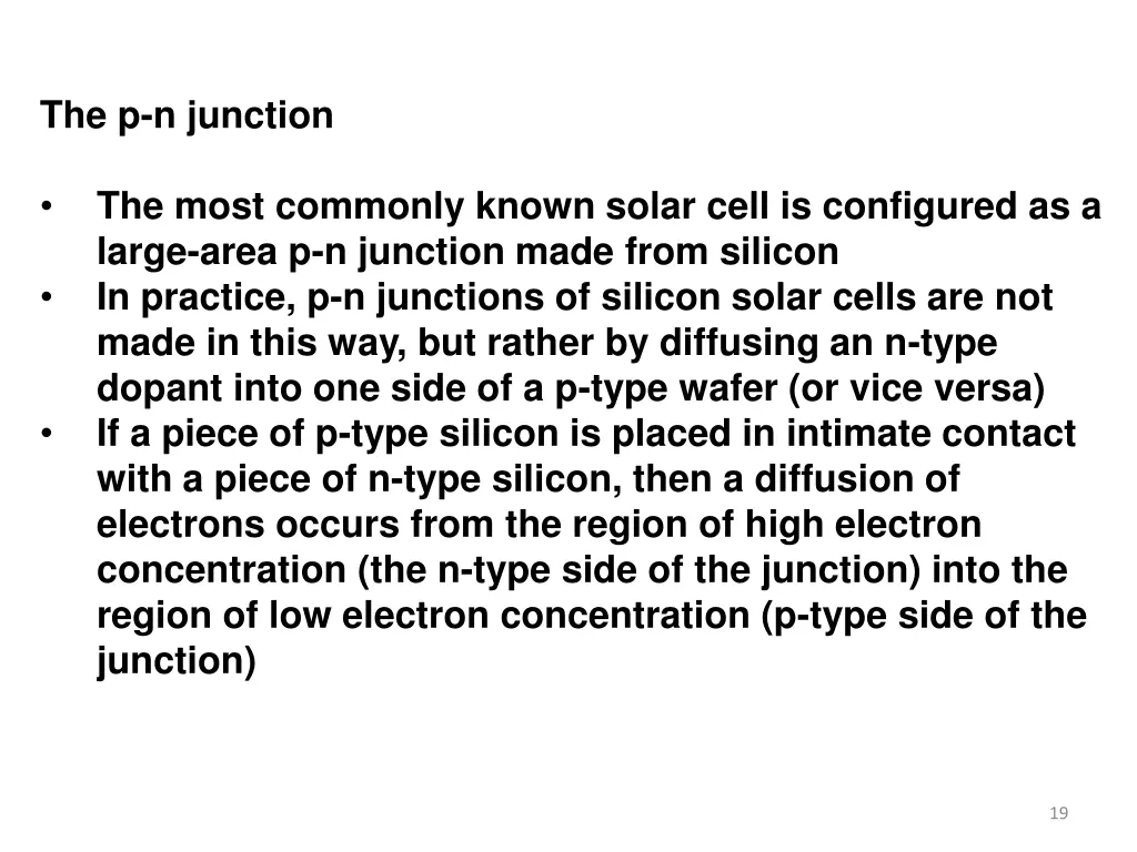 the p n junction