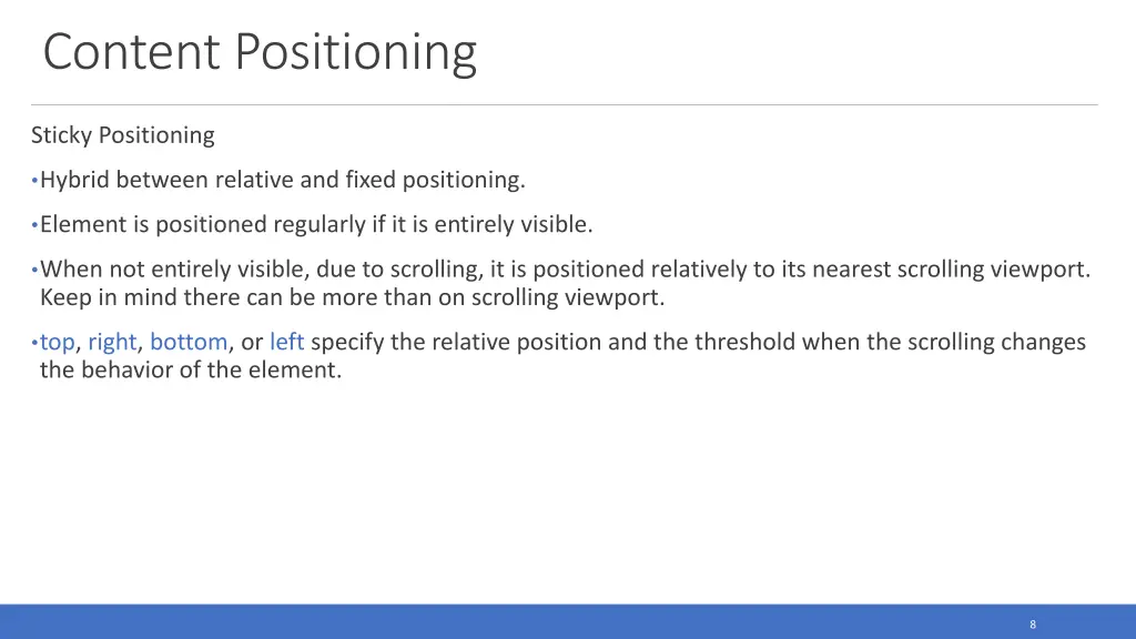 content positioning 4