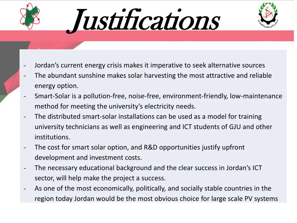justifications justifications