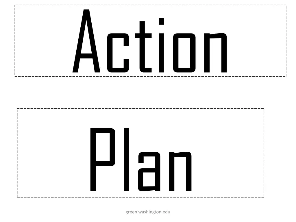 action plan green washington edu