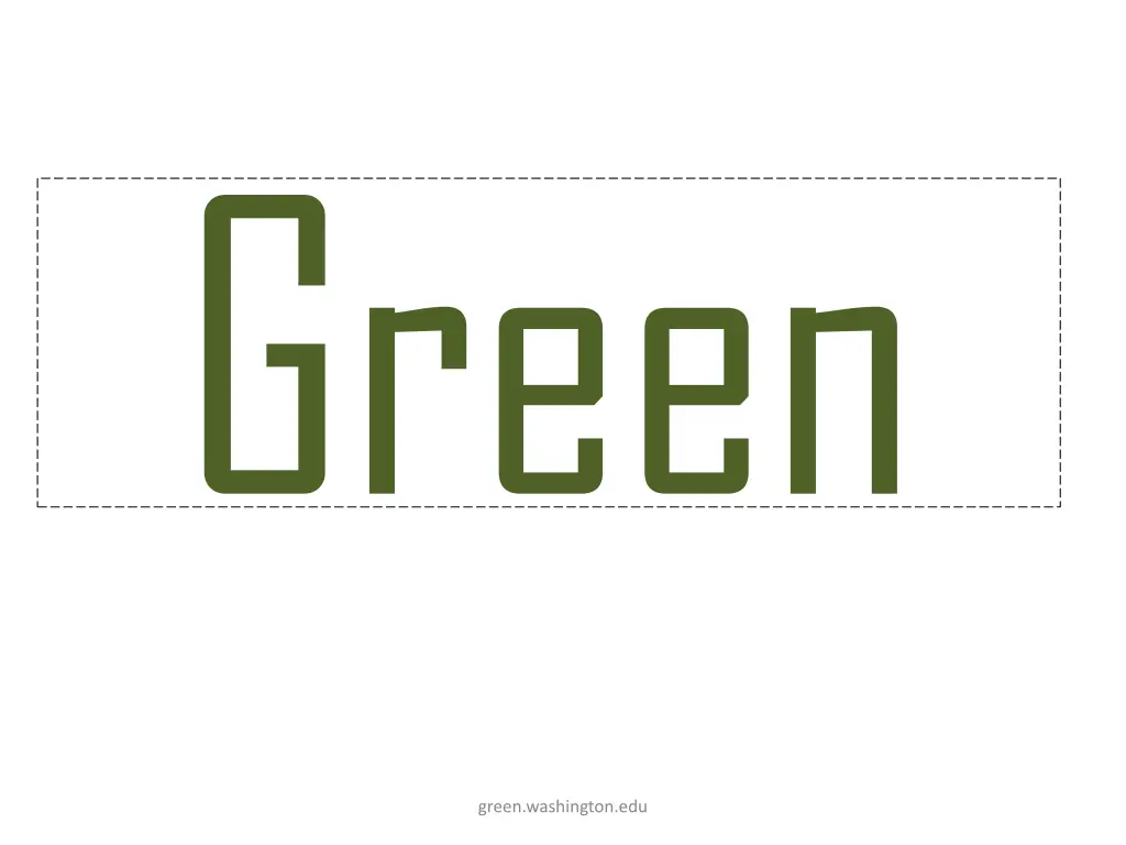 green washington edu 2
