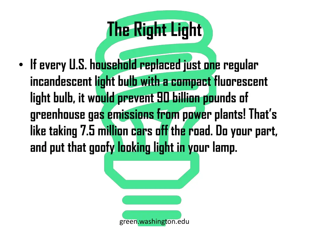 the right light