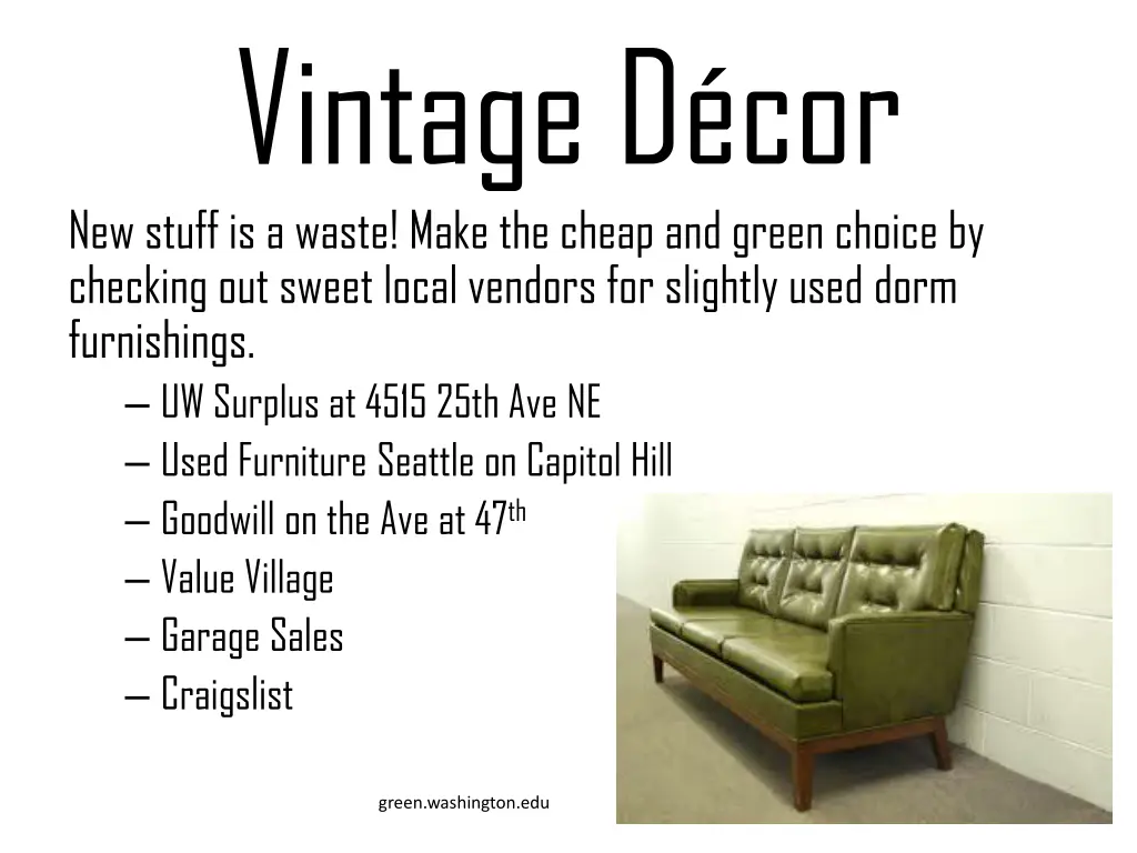 vintage d cor new stuff is a waste make the cheap