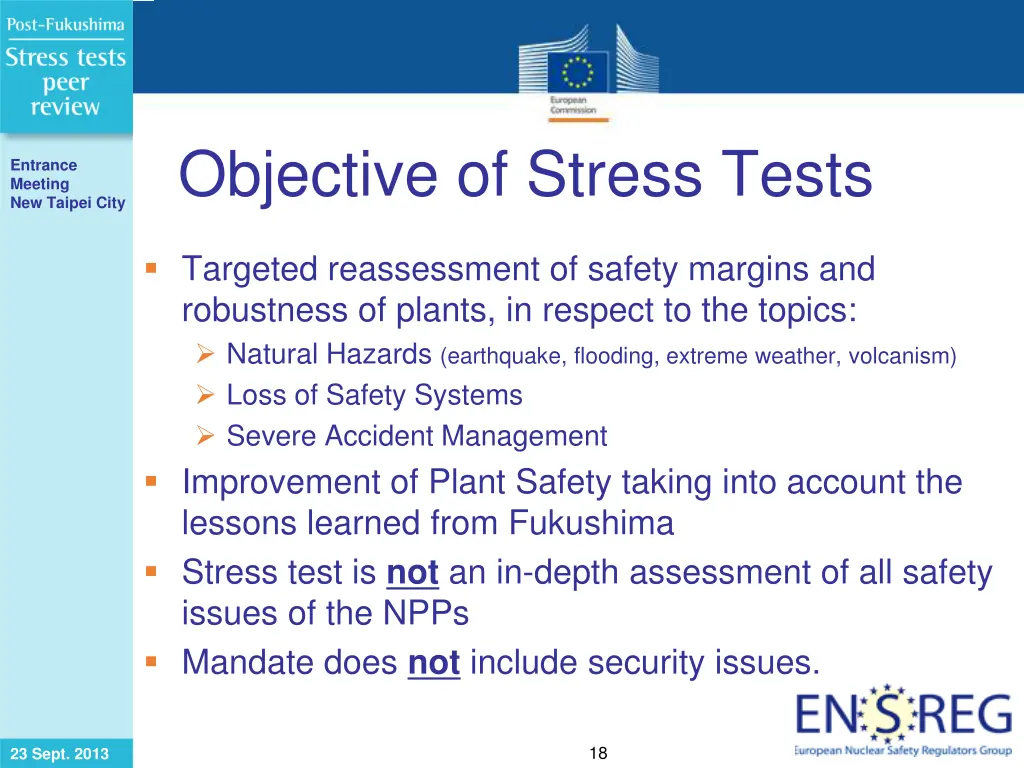 objective of stress tests