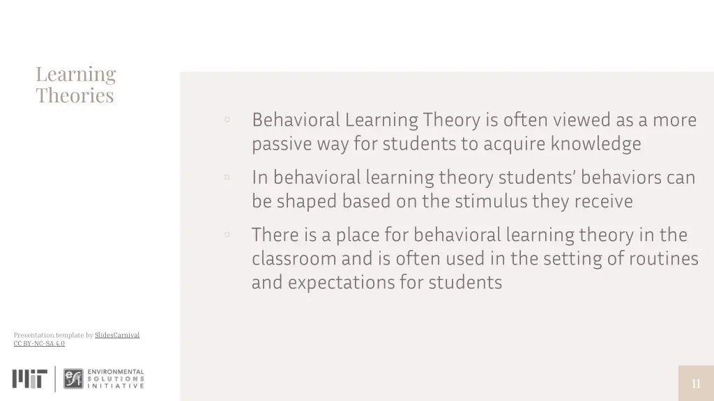 learning theories 1