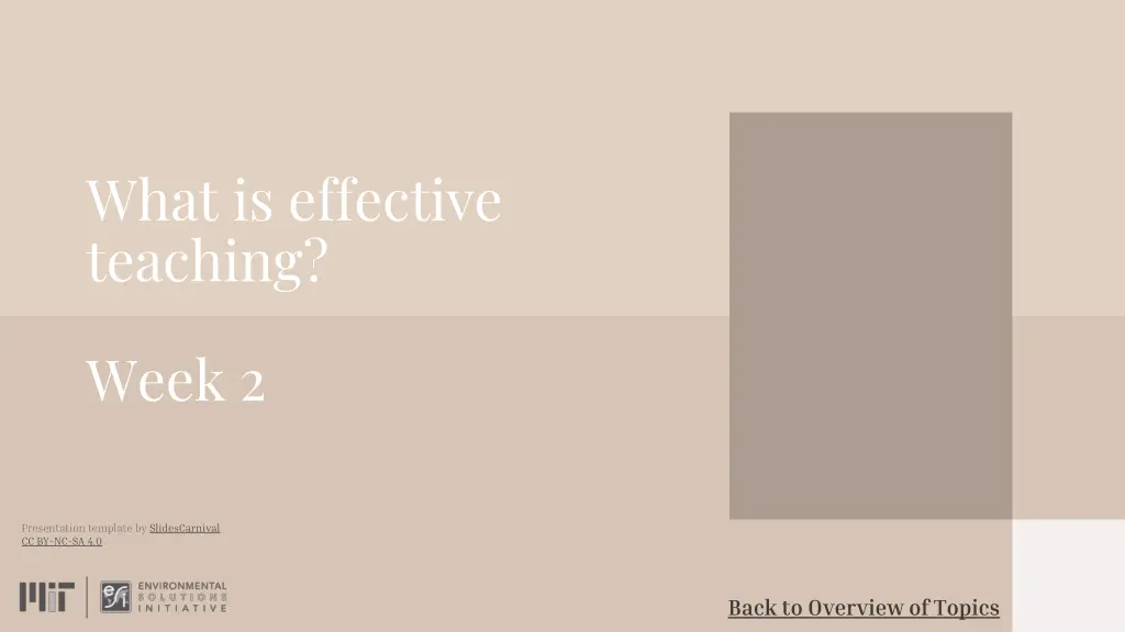 what is effective teaching