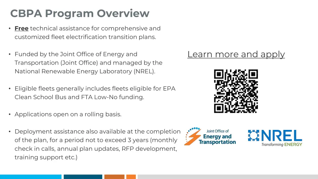 cbpa program overview