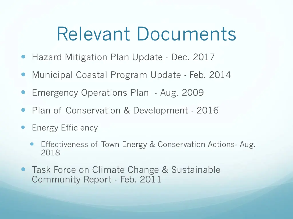 relevant documents