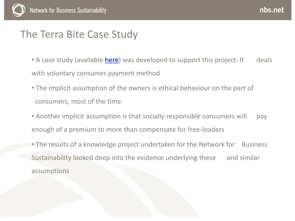 the terra bite case study