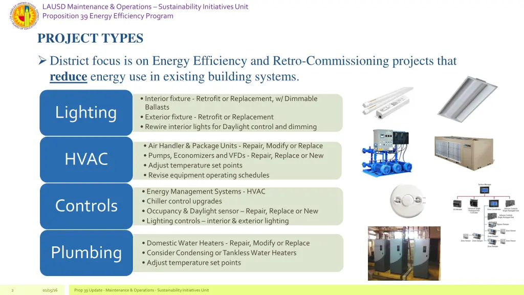 lausd maintenance operations sustainability