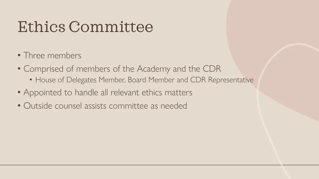ethics committee