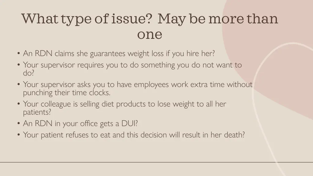 what type of issue may be more than one