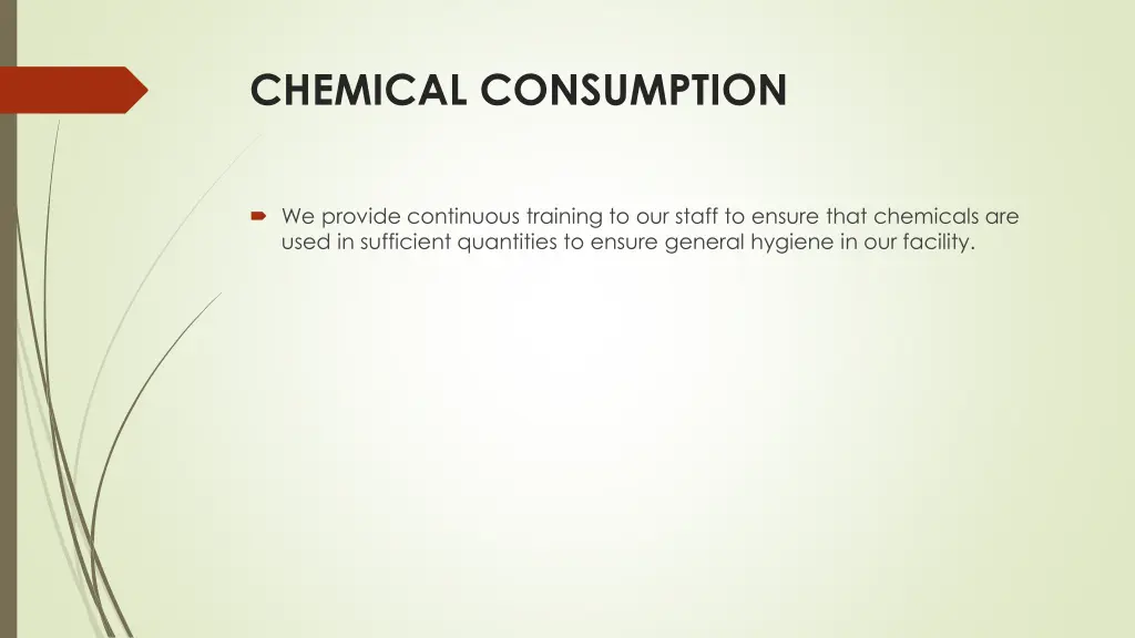 chemical consumption
