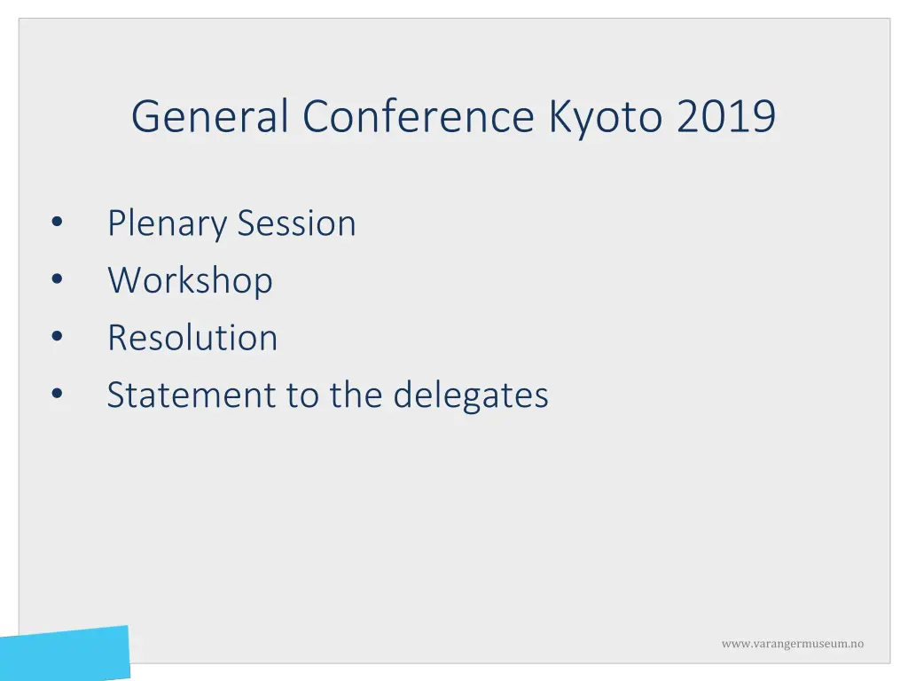 general conference kyoto 2019