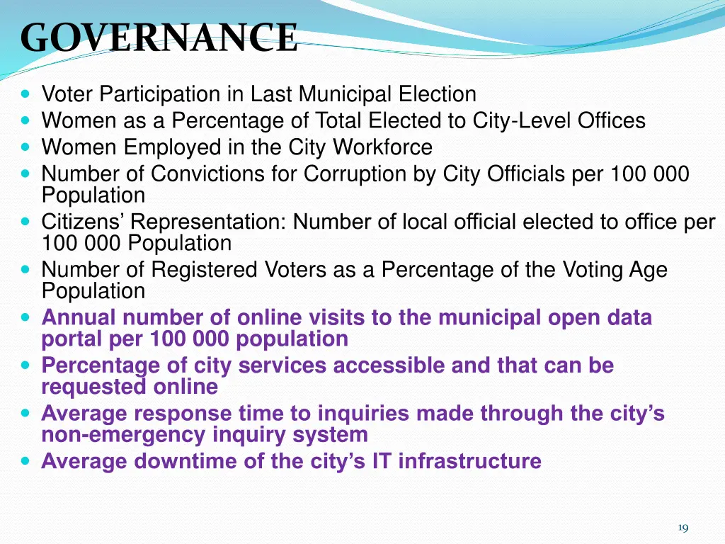 governance