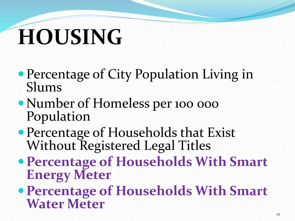housing