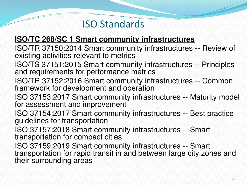 iso standards 1