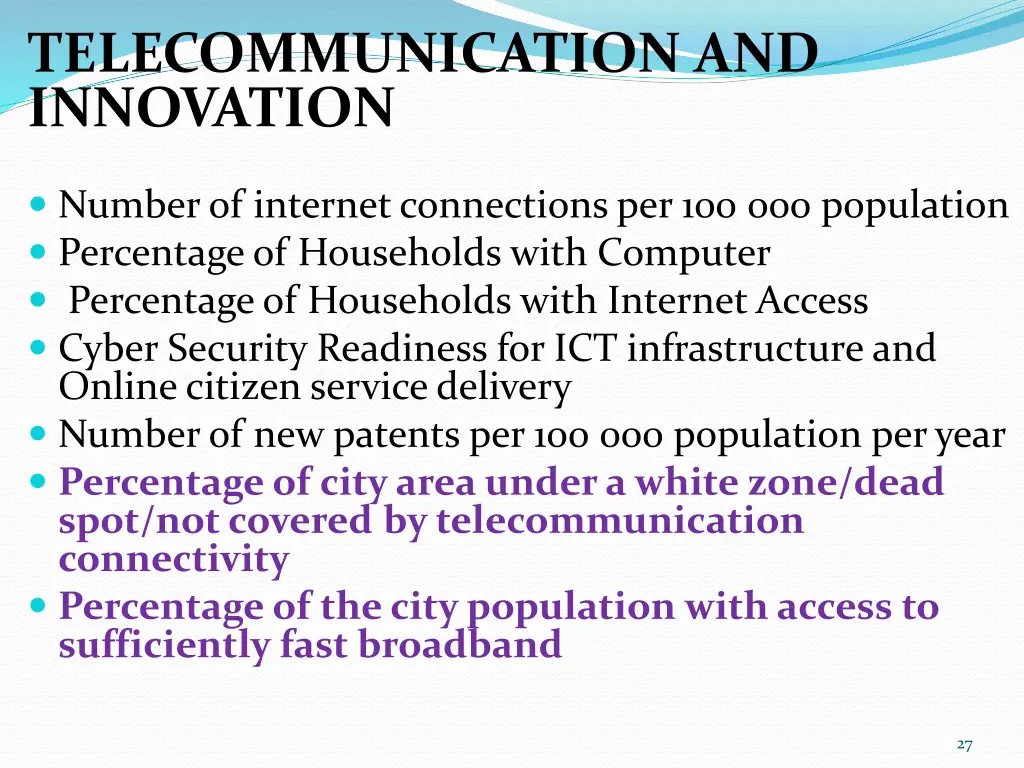 telecommunication and innovation