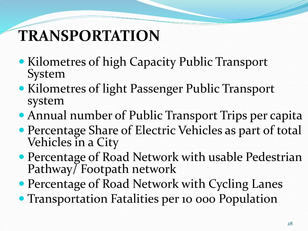transportation