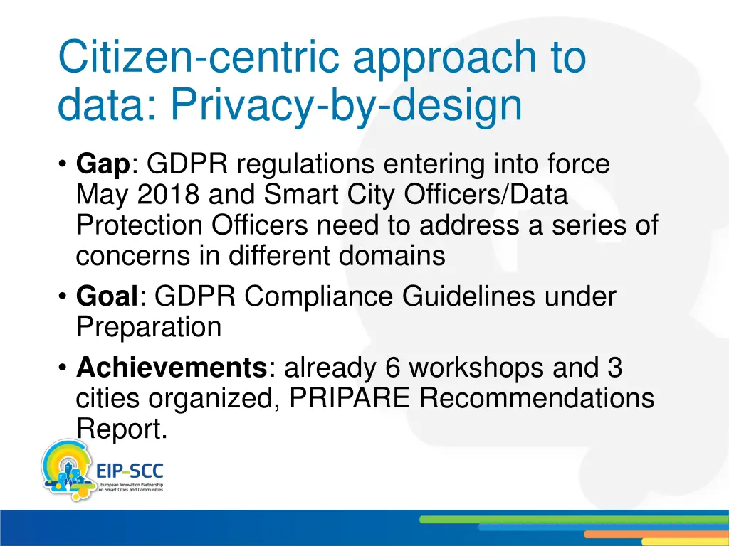citizen centric approach to data privacy by design