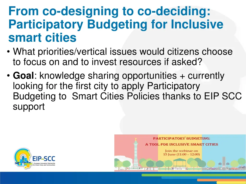 from co designing to co deciding participatory