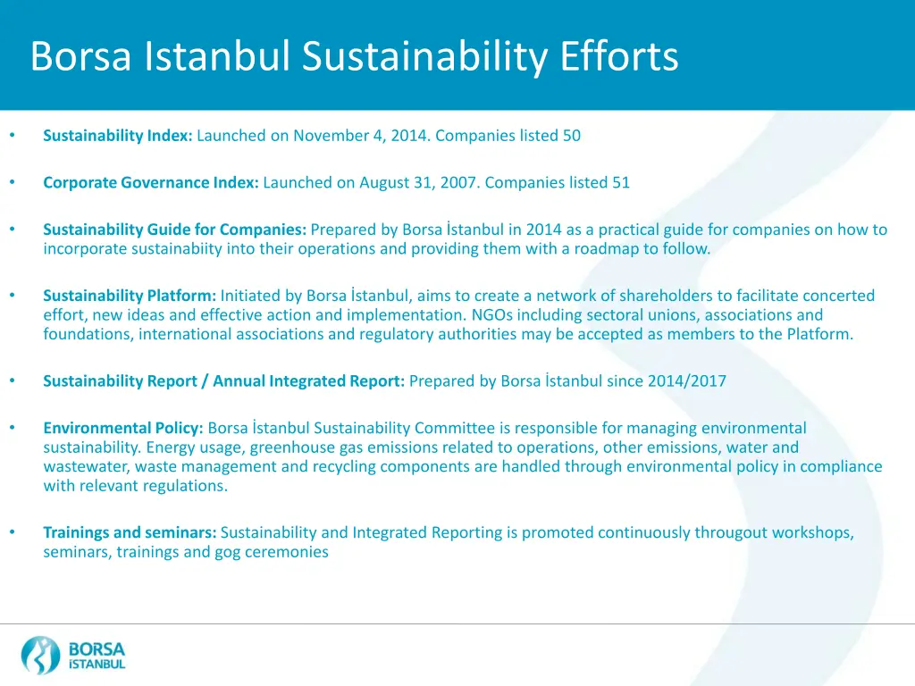 borsa istanbul sustainability efforts 1
