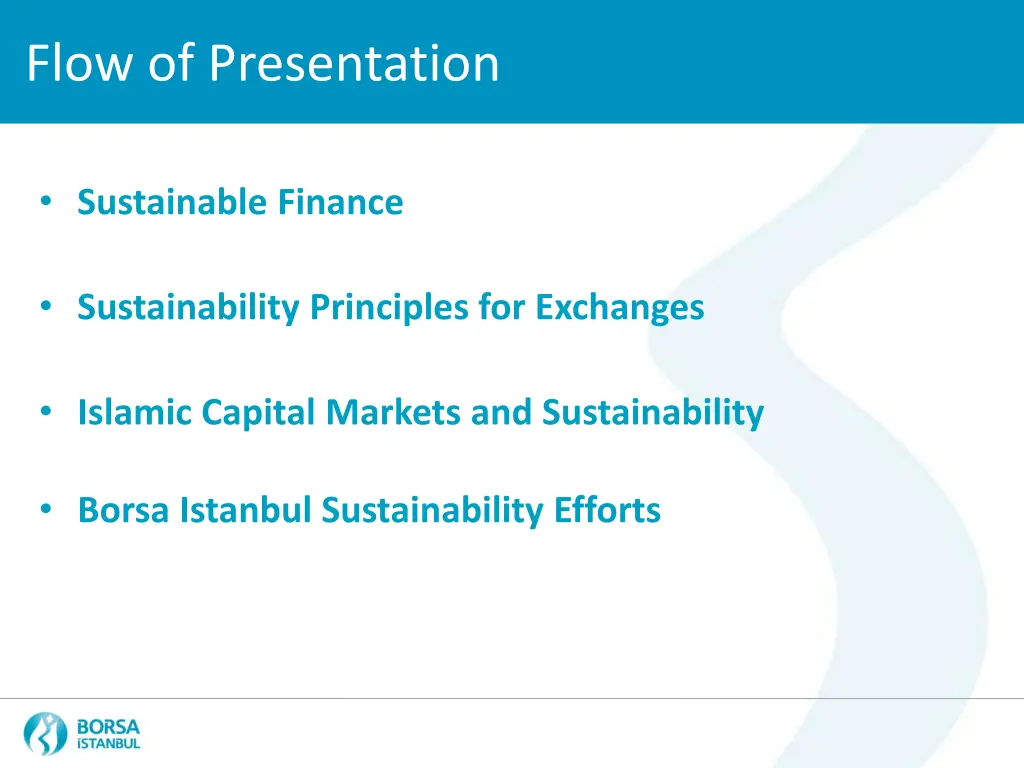 flow of presentation
