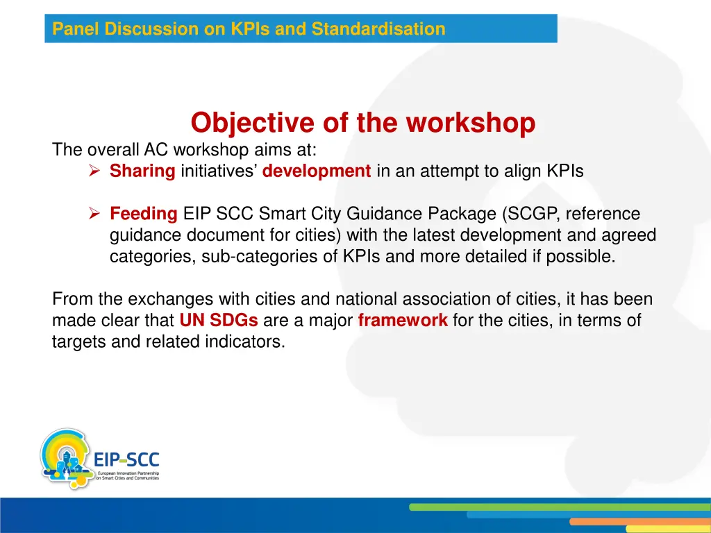 panel discussion on kpis and standardisation 11