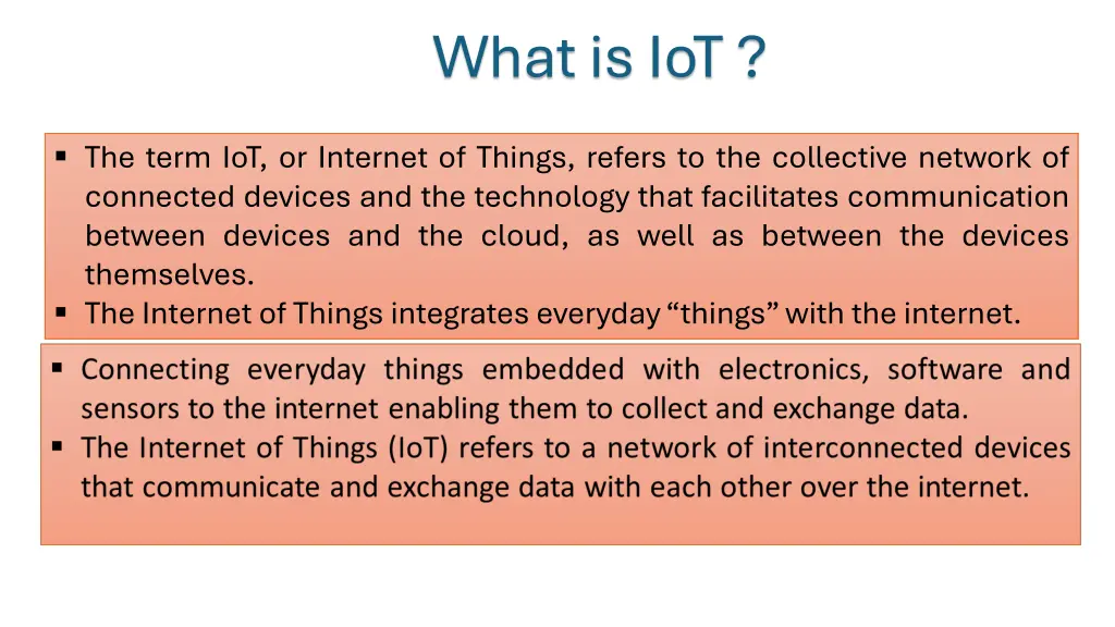 what is iot