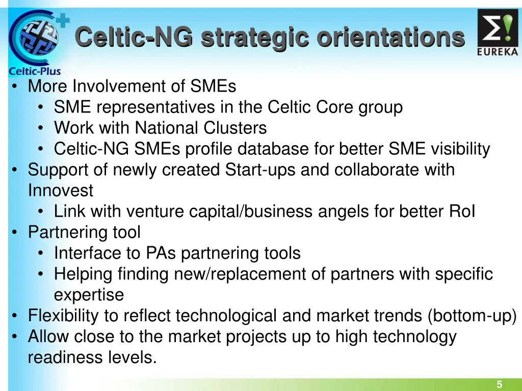 celtic ng strategic orientations