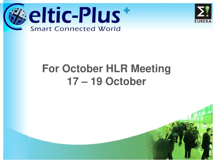 for october hlr meeting 17 19 october