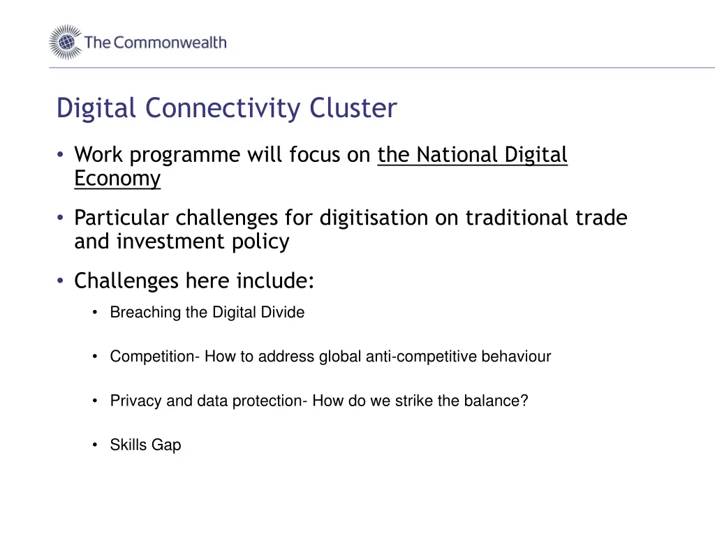 digital connectivity cluster
