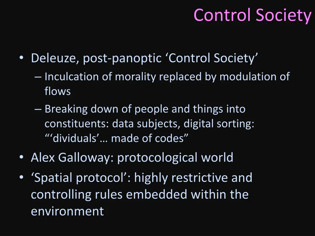 control society