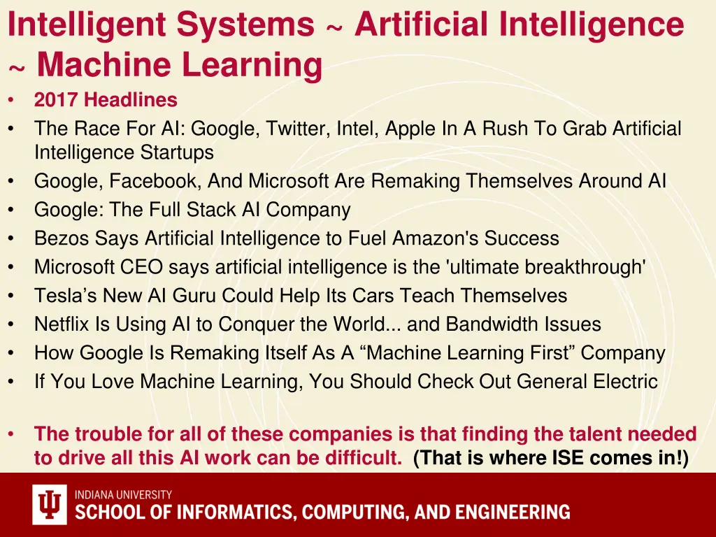 intelligent systems artificial intelligence
