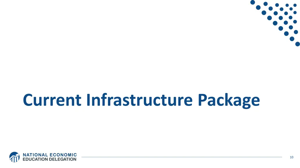current infrastructure package