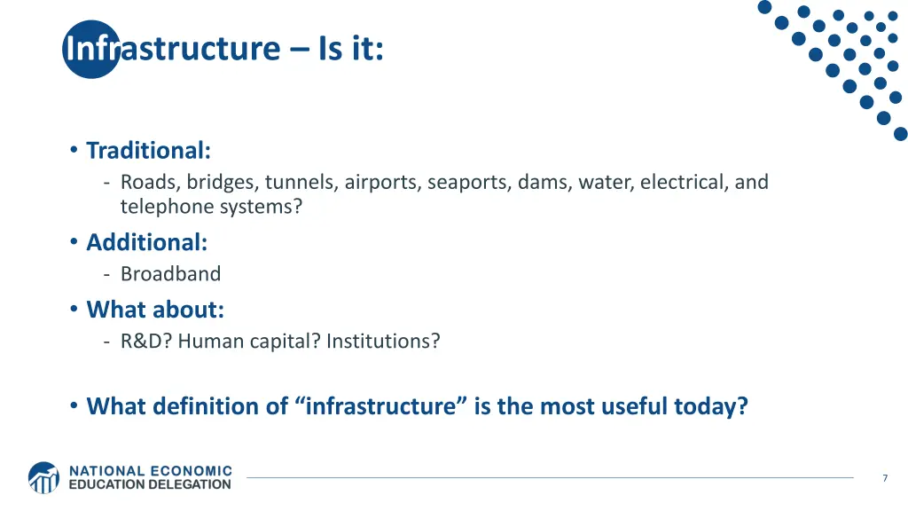 infrastructure is it