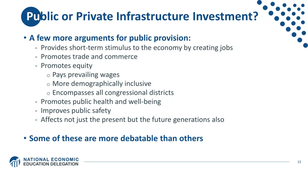 public or private infrastructure investment 2