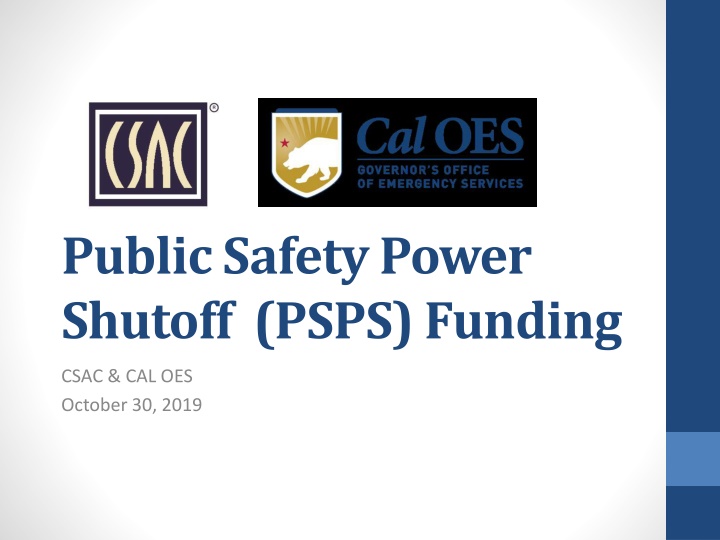 public safety power shutoff psps funding