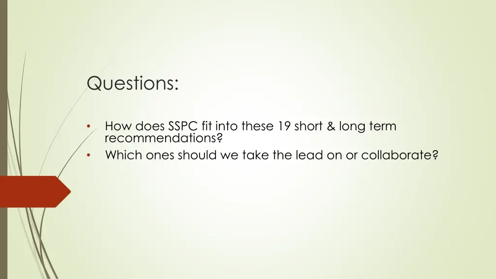 questions
