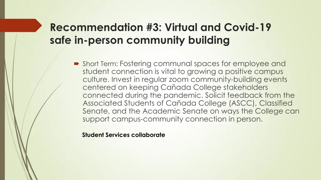 recommendation 3 virtual and covid 19 safe