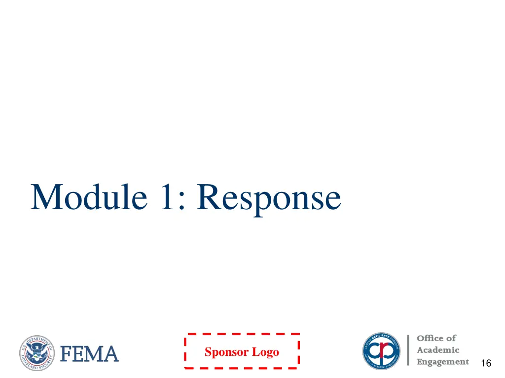 module 1 response