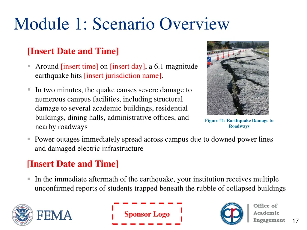 module 1 scenario overview