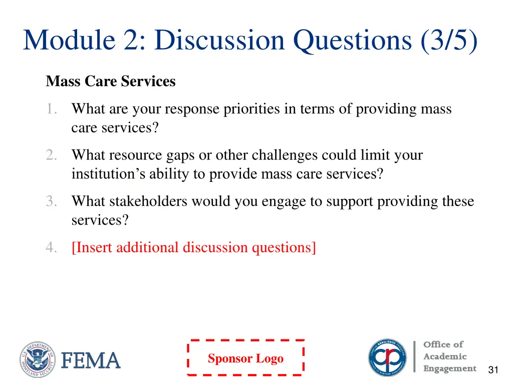 module 2 discussion questions 3 5