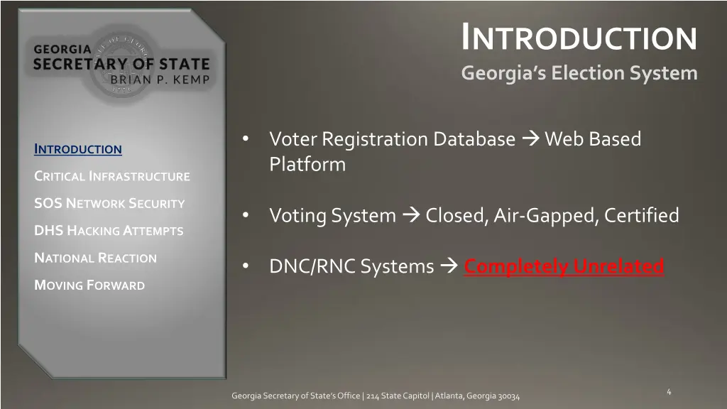 i ntroduction georgia s election system 1