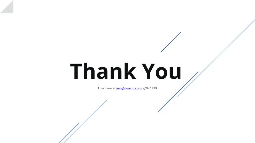 thank you