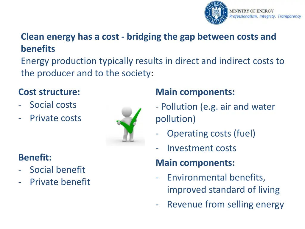 clean energy has a cost bridging the gap between