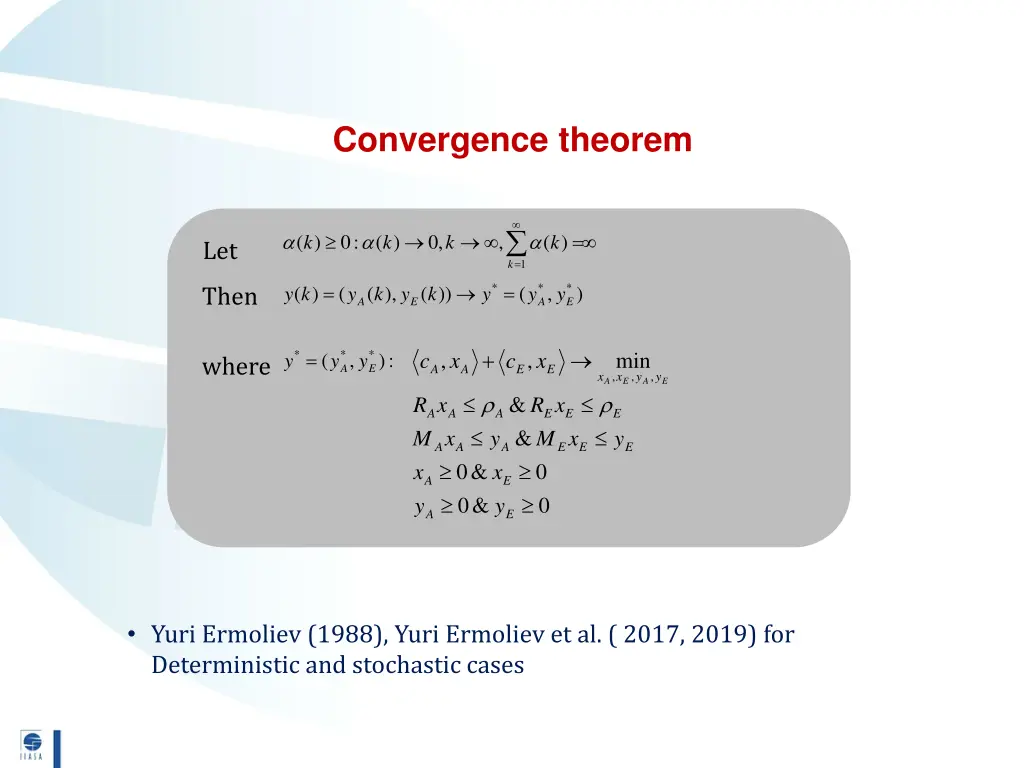 convergence theorem