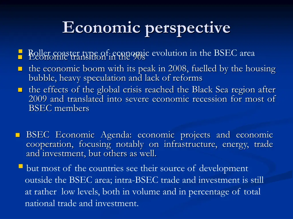 economic perspective